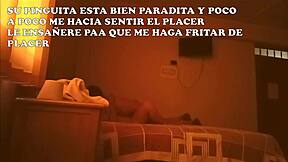 submissive wife handcuffed by hubby for young lover's rough ass pounding and spit play