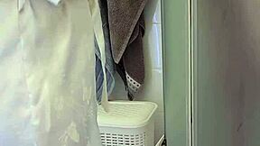 stepmom's loving handjob brings son to cum ecstasy