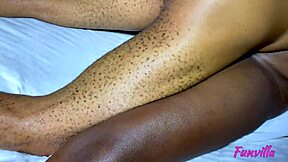 Sweet Chubby African Girl in Miniskirt Closeup