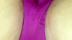 panties pulled aside lips spread wide open