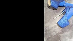 Petite Latina Milf's Perfect Body In Pantyhose And Eight Inch Heels