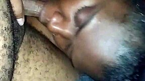 Ebony employee drops to knees sucking boss's massive black cock pov nonstop