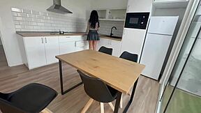 latina lilly why clean then take that big ass pounding from roommate?