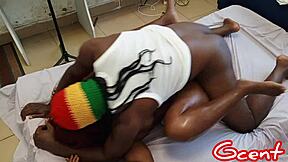 hot girlfriend screams on monster cock missionary as clothes rip in passionate bed fuck!