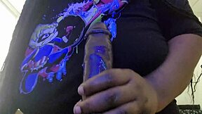 oh baby, boyfriend's huge black cock stretches my plump curves so good