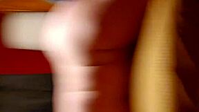 Wife steps out of shower for creamy finish