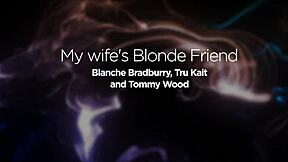 My Wife Recruits Hottest Pornstar Blanche Bradburry for Big Boobs Threesome Fuck