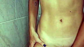 Touching Horny Body Everywhere in Shower Masturbation