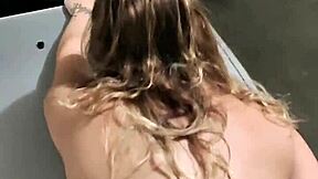 POV Curvy Milf Wife Sneak-Fucked in Car and Garage by Huge Cock