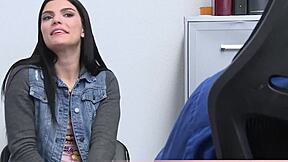 Long Legged Petite Shoplifter Caught Bending Over for Rough Doggystyle Pussy Pounding