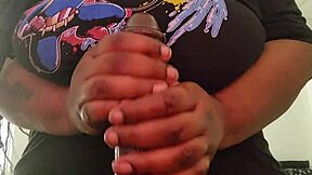 oh baby, boyfriend's huge black cock stretches my plump curves so good