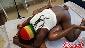 hot girlfriend screams on monster cock missionary as clothes rip in passionate bed fuck!