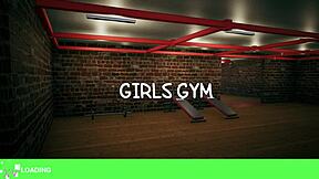 Intense Girls Gym Tease
