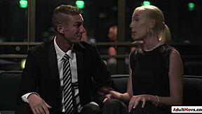 oh god boss why you cheating with me young blonde intern deepthroating your huge cock at work??