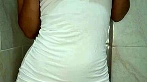 Touching Horny Body Everywhere in Shower Masturbation