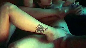 i give my stepbrother a sexy oiled footjob so sensual