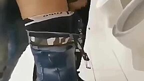 gave my ass in school bathroom to two hungry teachers bareback