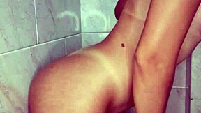 Touching Horny Body Everywhere in Shower Masturbation