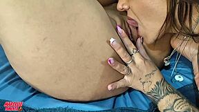 Sharing Hubby's Hot Cum with My Naughty Friend in Steamy Brazilian Threesome