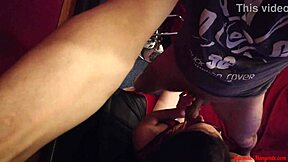 damn, sexy horny brunette's dirty ass lick before monster cock deepthroat!