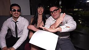 interviewing leiane and yenifer chacon for anal dp double vaginal action ep 9