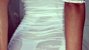 Touching Horny Body Everywhere in Shower Masturbation