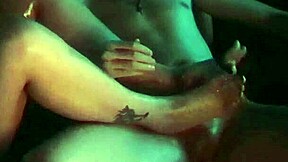 i give my stepbrother a sexy oiled footjob so sensual