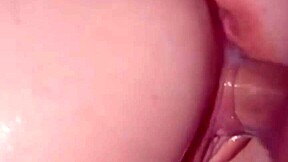 i love watching her puffy lips drip with that warm semen flow