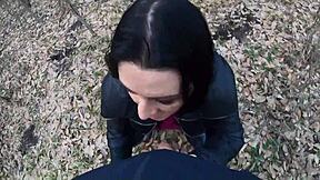 outdoor risky sex compilation has wives flashing asses getting licked and fucked