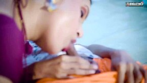 desi stepmom's big boobs bounce teaching stepson fuck lessons...