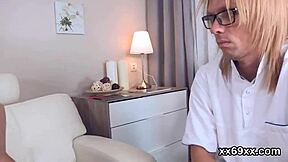 doctor teases virgin patient's hymen before breaking it