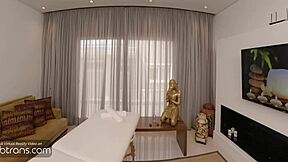 Trans Latina Shemale Anal Fucks During Massage Masturbation