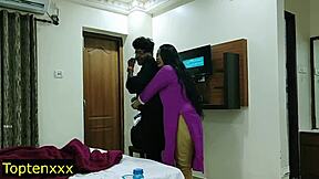 chubby indian housewife bent over doggystyle pussy fucked rough with hindi audio