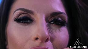 sexy milf silvia saige deepthroats rides and takes alex's hot cum on huge tits