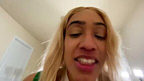 you won't believe Aris petite ebony casting flashing pierced tits cumshot?