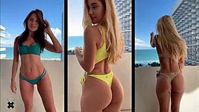 what secrets hide in boutinela's teasing bikini compilation number 6?