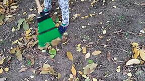 brunette forester and i fuck passionately in hut illusion