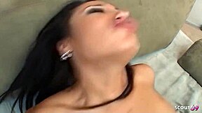 slim brown-eyed teen pickup fucked raw by black monster cock doggystyle