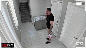 Stepdad caught pumping stepdaughter's tight wet pussy full