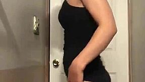 petite teen's tender ass in spandex stirs deep aching desire