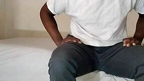 myself returning for more anal still dressed in christmas wrestling colors