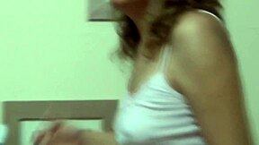 i lick friend's wife's pussy to huge orgasm. cum blasts her tits