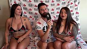 Curvy Chilean Girls Heat Up Casting Interview with Sultry Twists