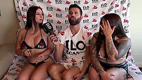 Curvy Chilean Girls Heat Up Casting Interview with Sultry Twists