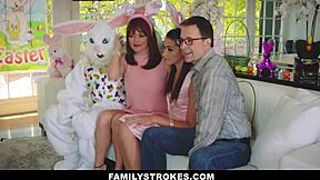 big tit redhead teen bunny gets fucked hard by stepuncle