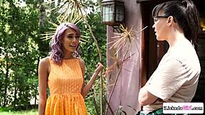 lesbian carpenter licks big tits wife's pussy deep!