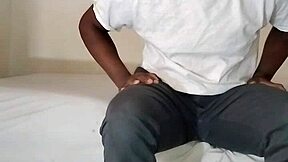 myself returning for more anal still dressed in christmas wrestling colors