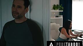 Controlling man bends unemployed jennifer white over for rough doggystyle dependency fuck