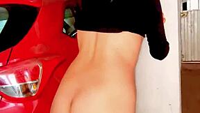 Sobrina Gets Bent Over and Fucked Hard in Monterrey Garage