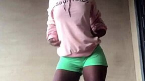 Crazybitch Twerks Her Massive Sexy Ass Outdoors Non-Stop